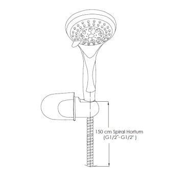 GPD Askılı Duş Takımı 5 Fonksiyonlu DST13