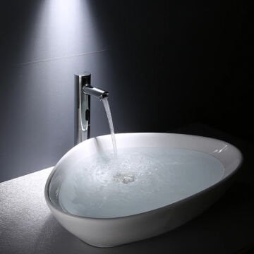 Fause Fotoselli Yüksek Çanak Lavabo Bataryası Çift Su Girişli KFB106-2