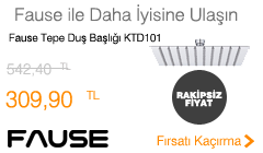 tepe duş başlığı slim çelik ktd101