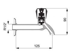 GMS Kısa Musluk MK102