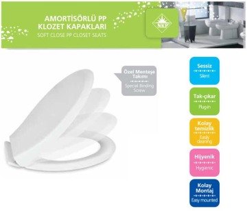 Nkp Smart Amortisörlü Klozet Kapağı