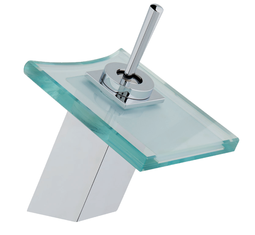 GMS Kare Cam Lavabo Bataryası FT008