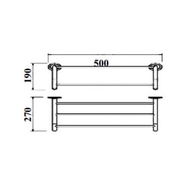 Destekli Raf Havluluk