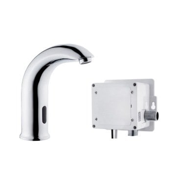 GMS Fotoselli Lavabo Bataryası Çift Su Girişli Pilli-Elektrikli FT013