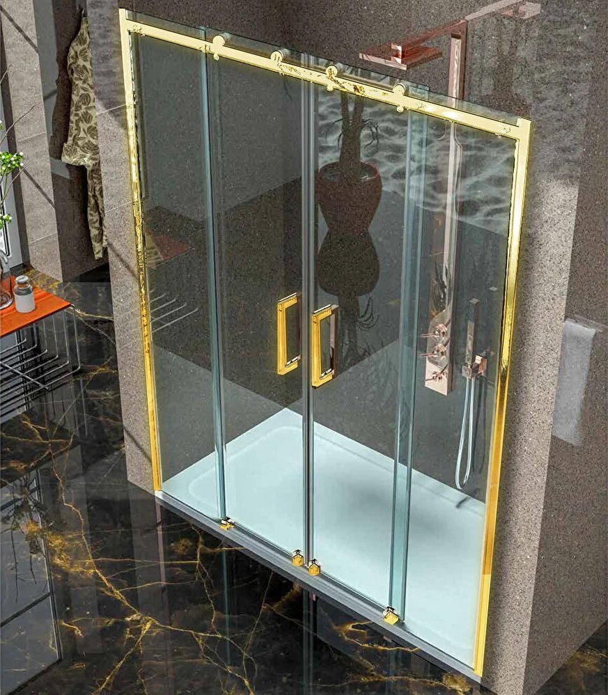 S'tina İki Duvar Arası Gold Altın Duşakabin Royal MS14