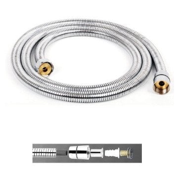 Mistillo Krom Kaplı Duş Spiral Hortumu 150 cm