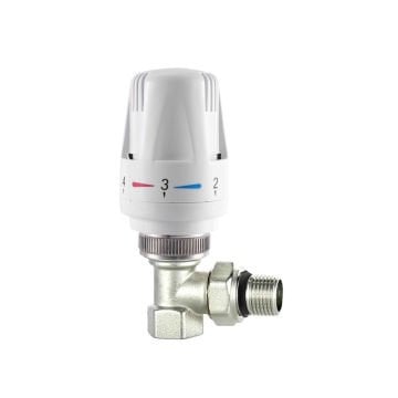 Fause Termostatik Radyatör Vanası Köşe Tip 1/2'' KVN111