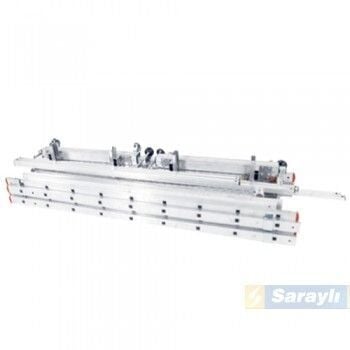 Saraylı Alüminyum Teleskopik Mega İskele Merdiven 2X2 m (4 Metre) 7507