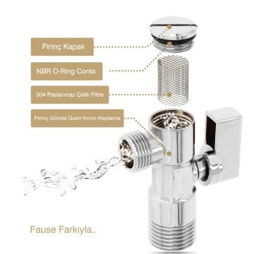 Fause Filtreli Ara Musluk KDC110