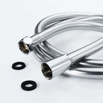 Fause PVC Silver Duş Hortumu 150 cm Pirinç Somon KDH103