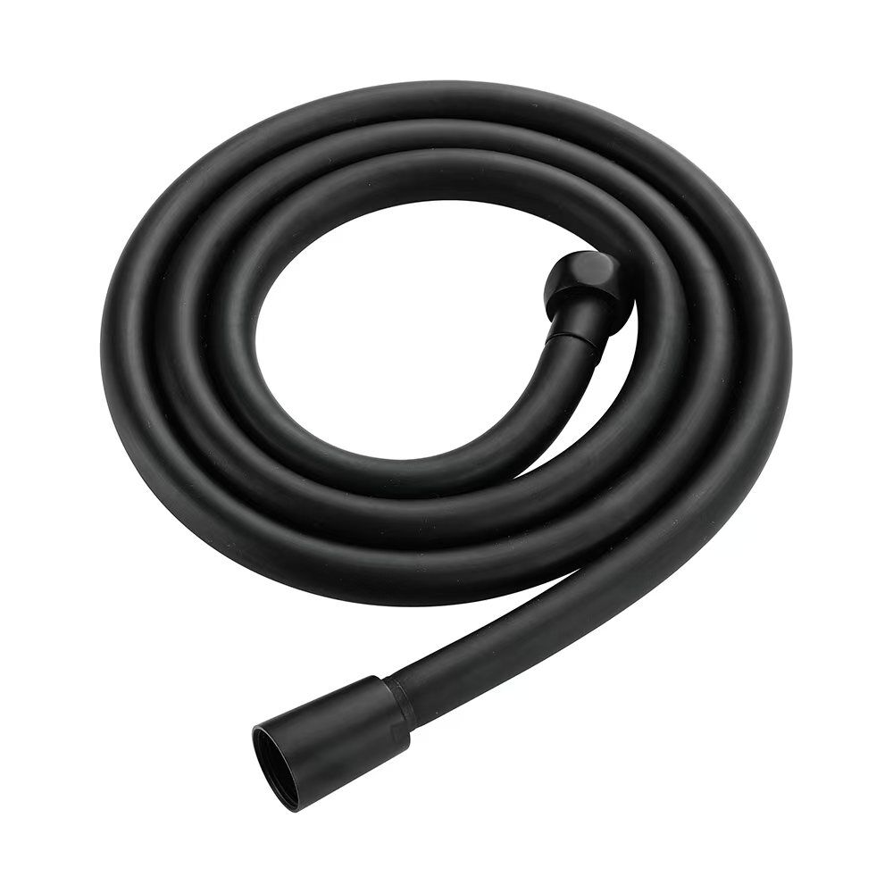 Fause PVC Black Duş Hortumu 150 cm Pirinç Somon Siyah KDH103-B