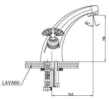 GPD Antik Kartal Lavabo Bataryası TKB20