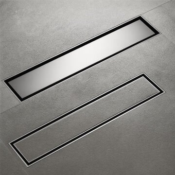 Fause Komple Çelik Seramik Uyumlu Ankastre Lineer Duş Kanalı 40 cm KSZ105-40