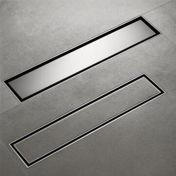 Fause Komple Çelik Seramik Uyumlu Ankastre Lineer Duş Kanalı 60 cm KSZ105-60