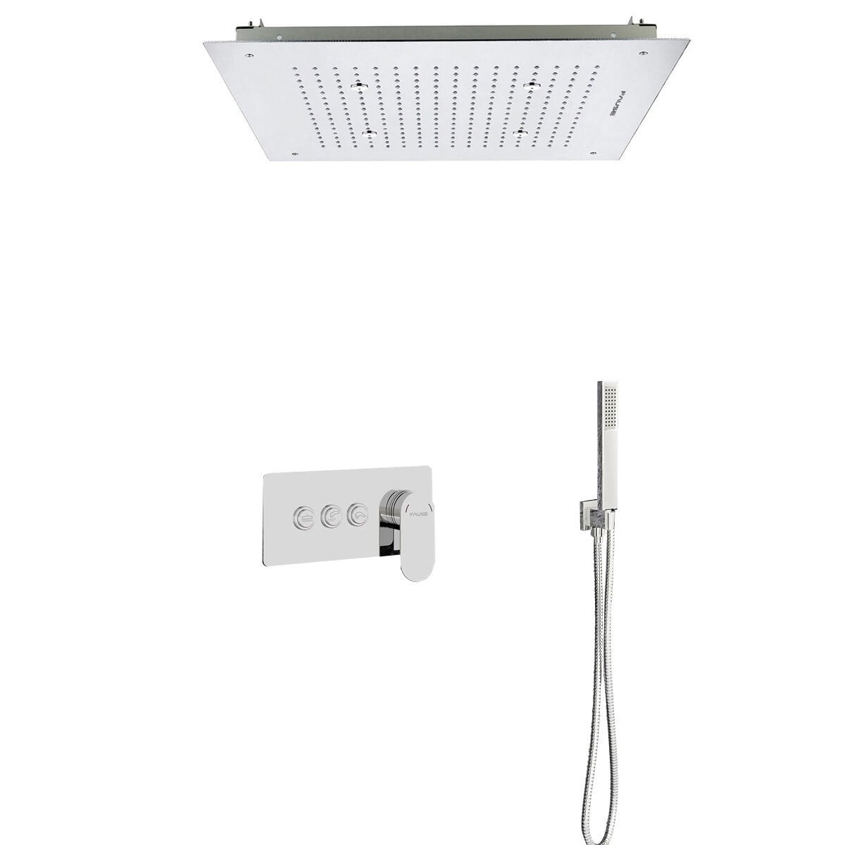 Fause Ankastre Duş Seti Tavandan Yağmurlama ve Sis Fonksiyonlu FAU112