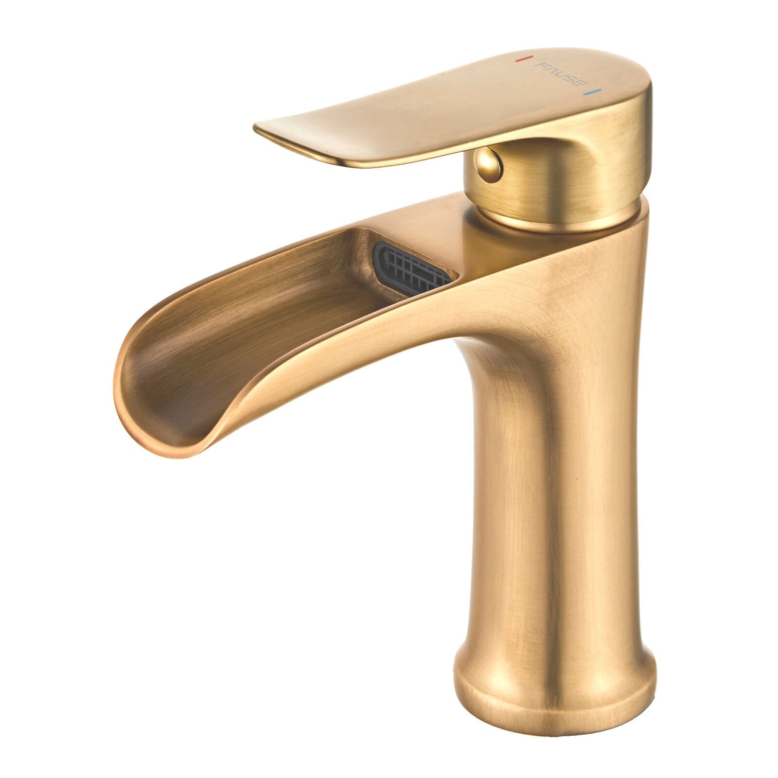 Fause Lavabo Bataryası Şelale Fırçalanmış Altın KLB112-BG