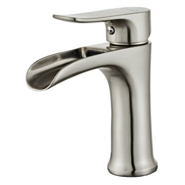 Fause Lavabo Bataryası Şelale Fırçalanmış Nikel KLB112-BR