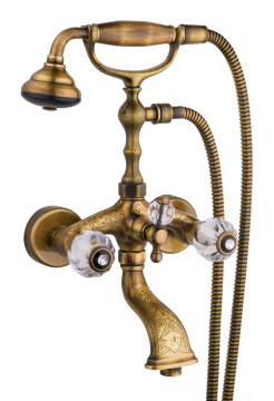 Aquamix Banyo Bataryası Ottoman Eskitme Platinium