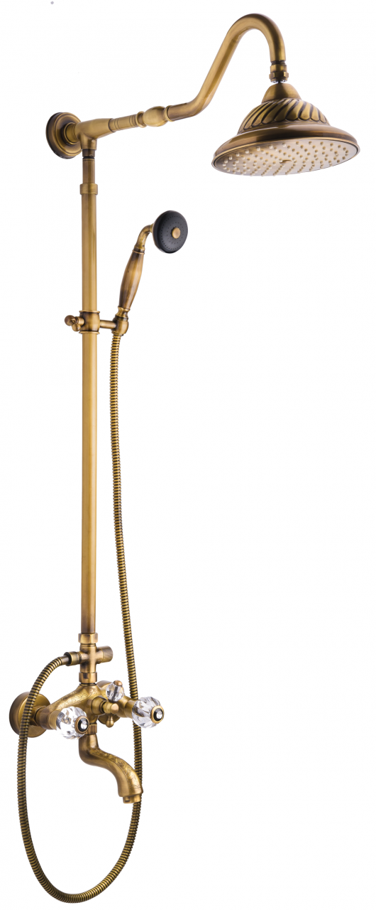 Aquamix Duş Seti Ottoman Gold Platinium