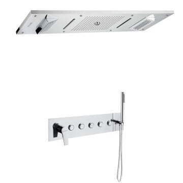 Fause Ankastre Kombine Duş Seti Tavandan 4 Fonksiyonlu FAU113