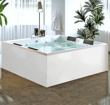 S'tina Özel 4 Kişilik Bahçe Küvet Jakuzi Bergama 140x140 cm - Jakuzi Sistem1