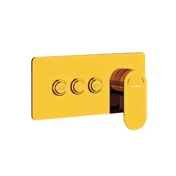 Fause Ankastre Banyo Bataryası Comfort 3 Yönlü Gold KAB103-3G