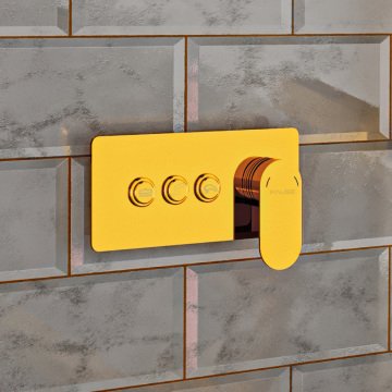Fause Ankastre Banyo Bataryası Comfort 3 Yönlü Gold KAB103-3G