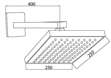 GPD Ankastre Duş Başlığı (250x250) ADS13