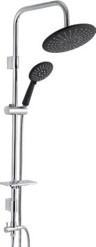 Rainy Grace Siyah Tall Duş Sistemi