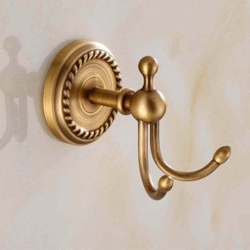 Fause Bornoz Askılık Vintage Antik Pirinç