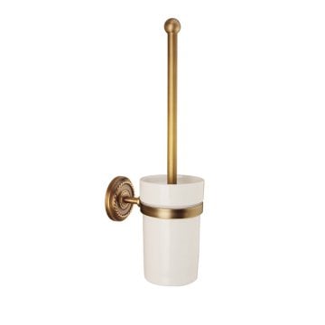 Fause Askılı Tuvalet Fırçası Vintage Antik Pirinç