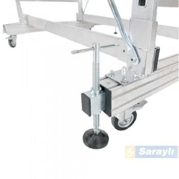 Saraylı Alüminyum Teleskopik Mega İskele Merdiven 2X5 m (10 Metre) 7519