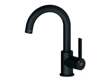 GPD Tek Gövde Lavabo Bataryası Gildo Siyah MTL165-S