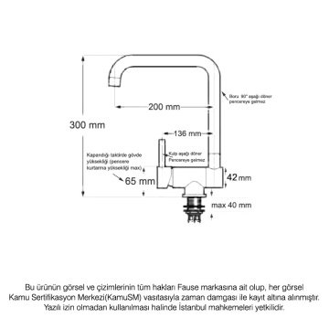 Fause Pencere Önü Katlanır Eviye Bataryası KPN101