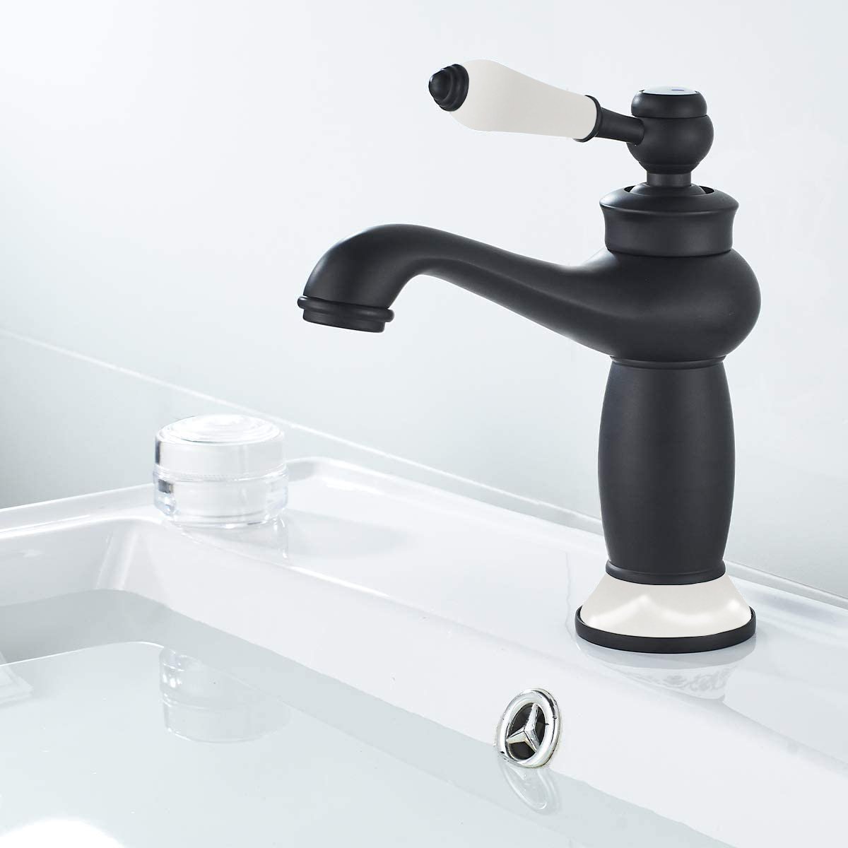 Fause Rustik Lavabo Bataryası Vintage Siyah KLB100-B