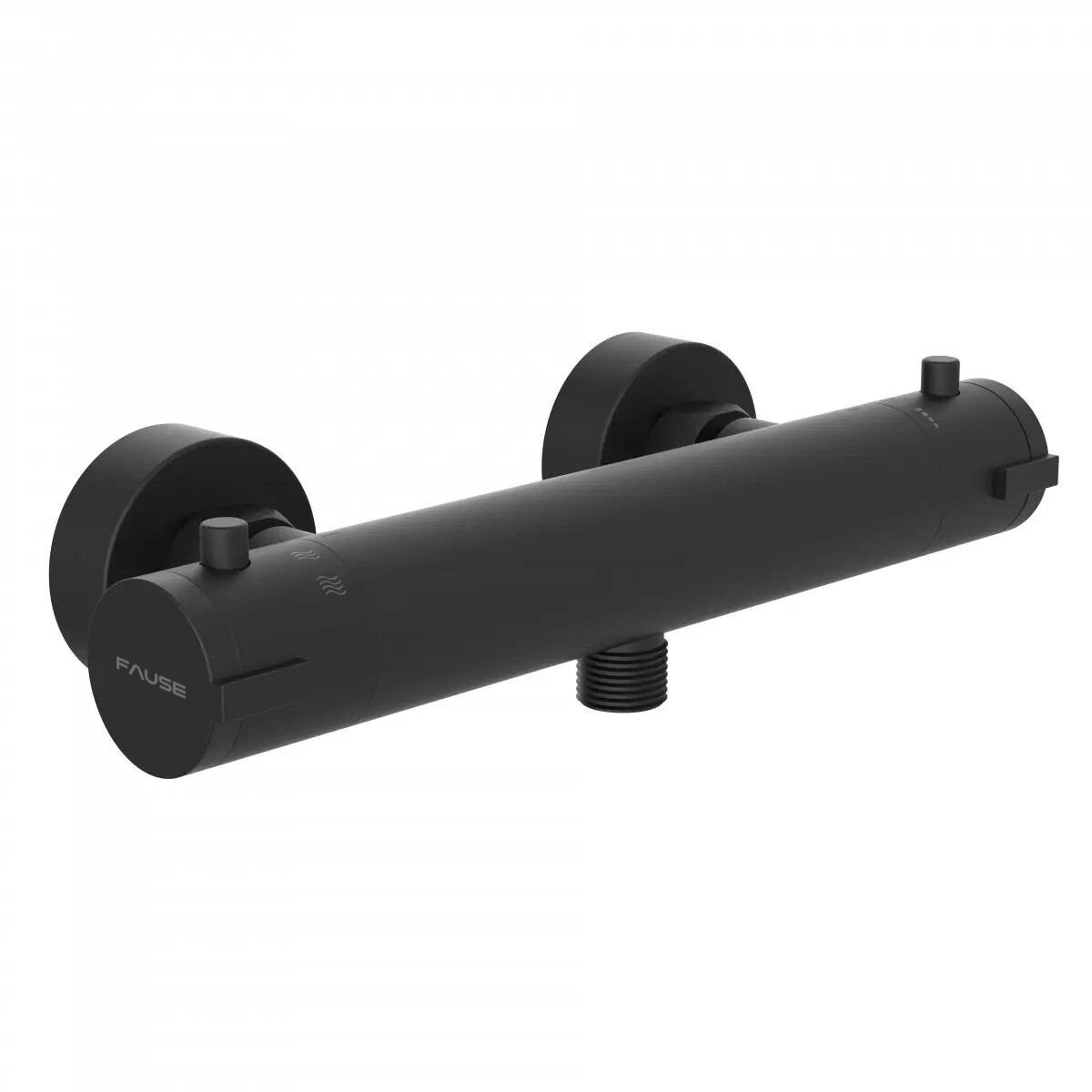 Fause Termostatik Banyo Duş Bataryası Siyah KTB102-B
