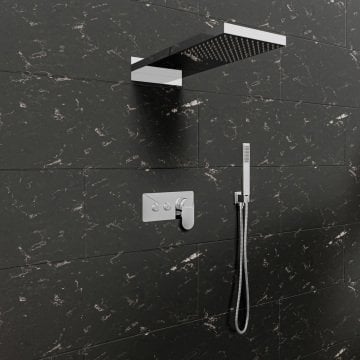 Fause Ankastre Comfort Panel Yağmur Duş Seti FAU108