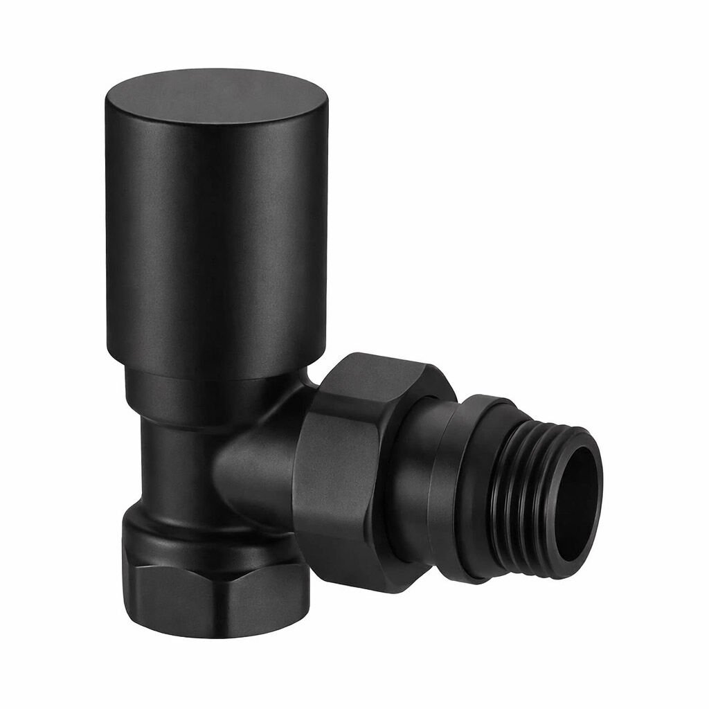 Fause Radyatör Havlupan Vanası Köşe Tip 1/2'' Siyah KVN101-B